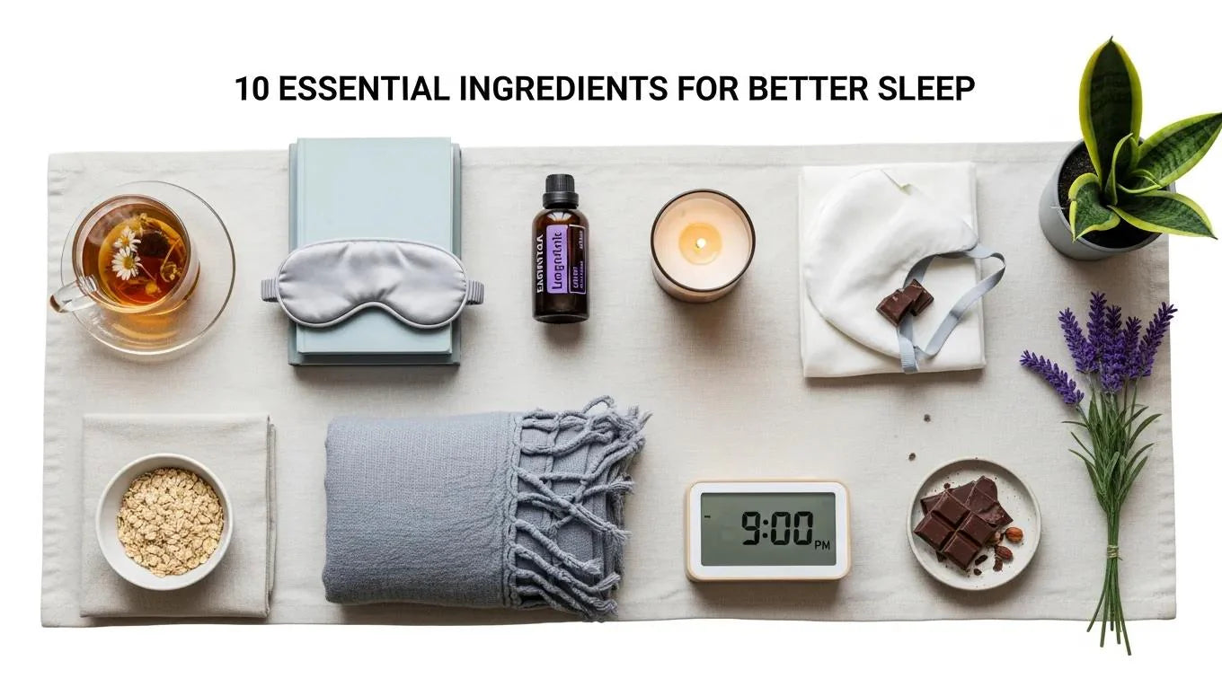 10 Essential Ingredients for Better Sleep
