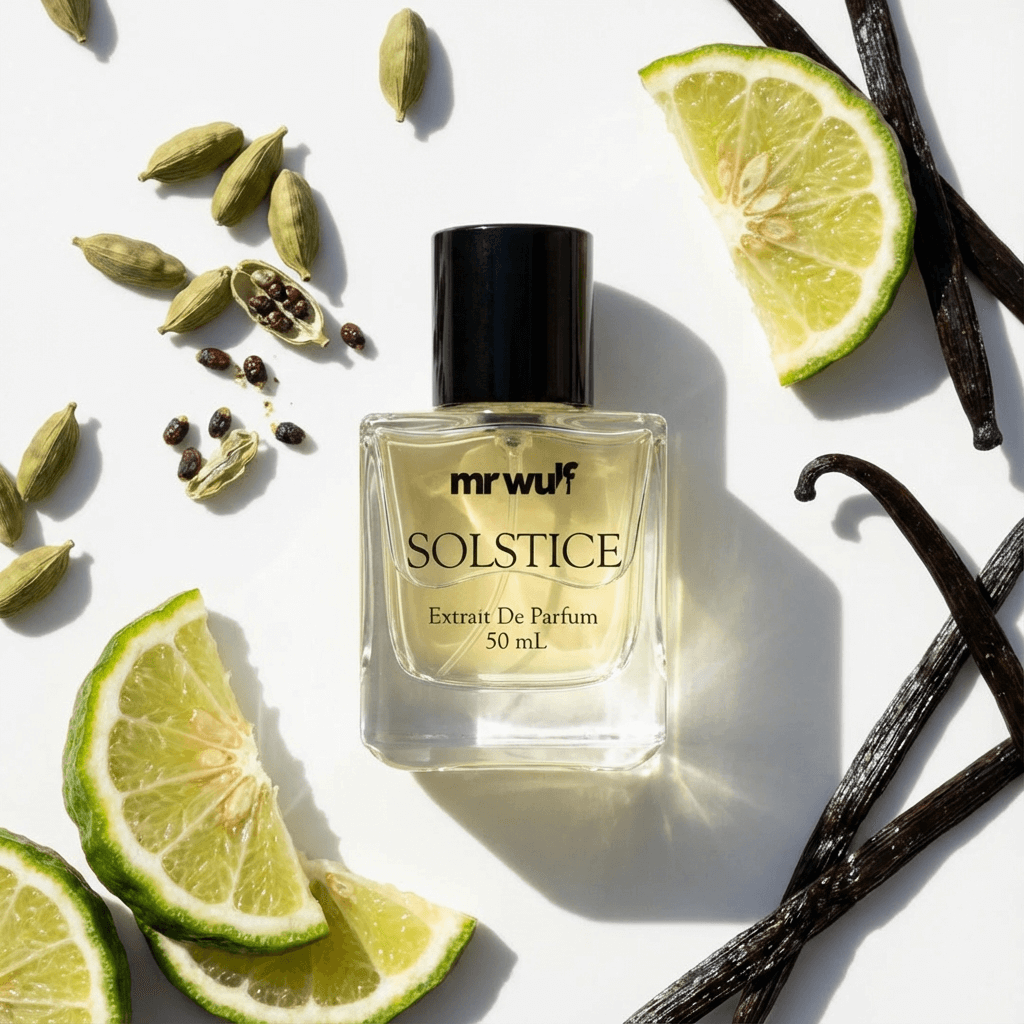 Solstice Cologne | Woody Aromatic–Amber with Soft Florals – Mr