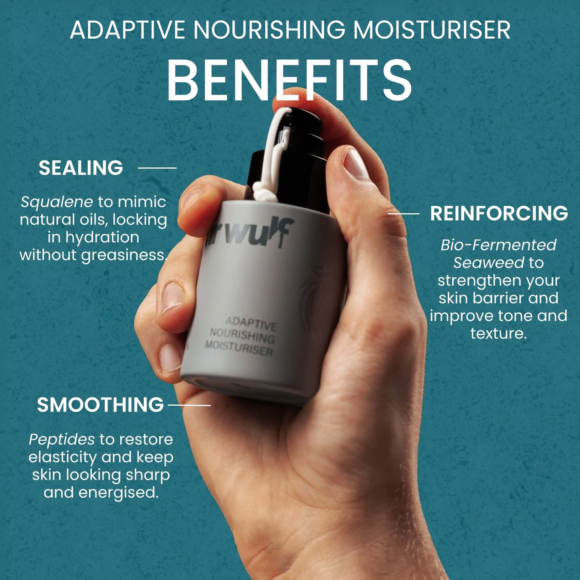 Adaptive Face Moisturiser for Men – Hydration & Barrier Support
