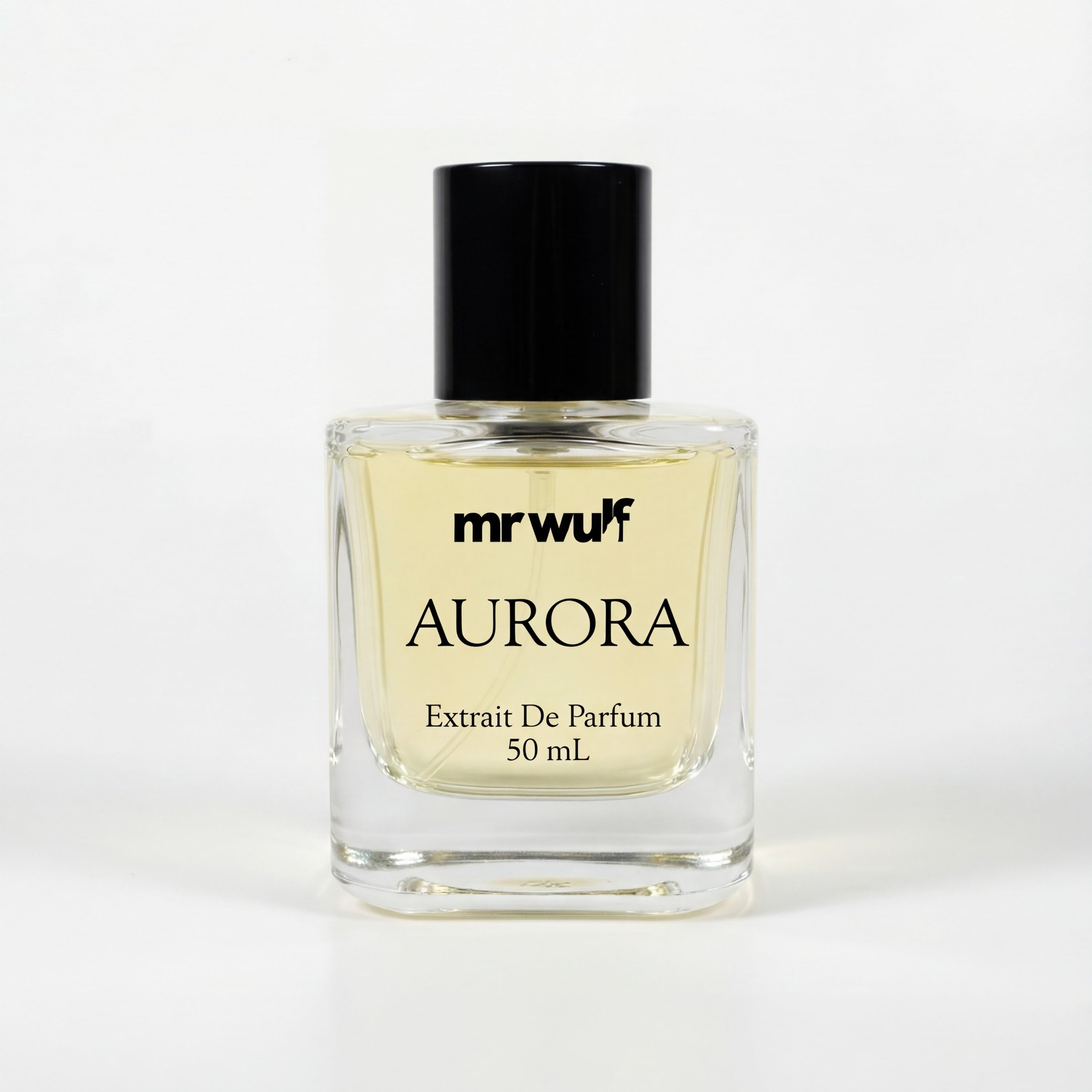 Aurora Cologne bottle featuring a clean design and fresh citrus-aromatic scent, uplifting and energizing for modern elegance.