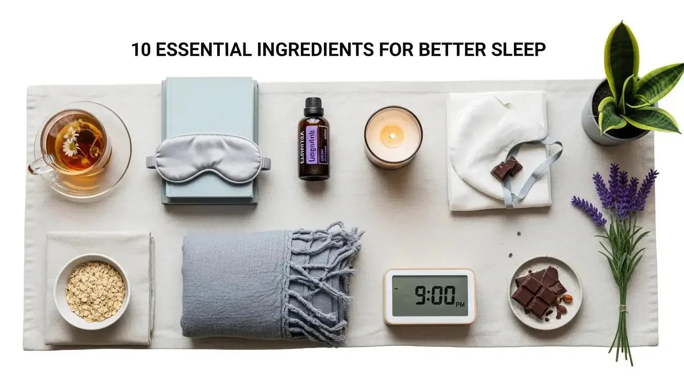 10 Essential Ingredients for Better Sleep