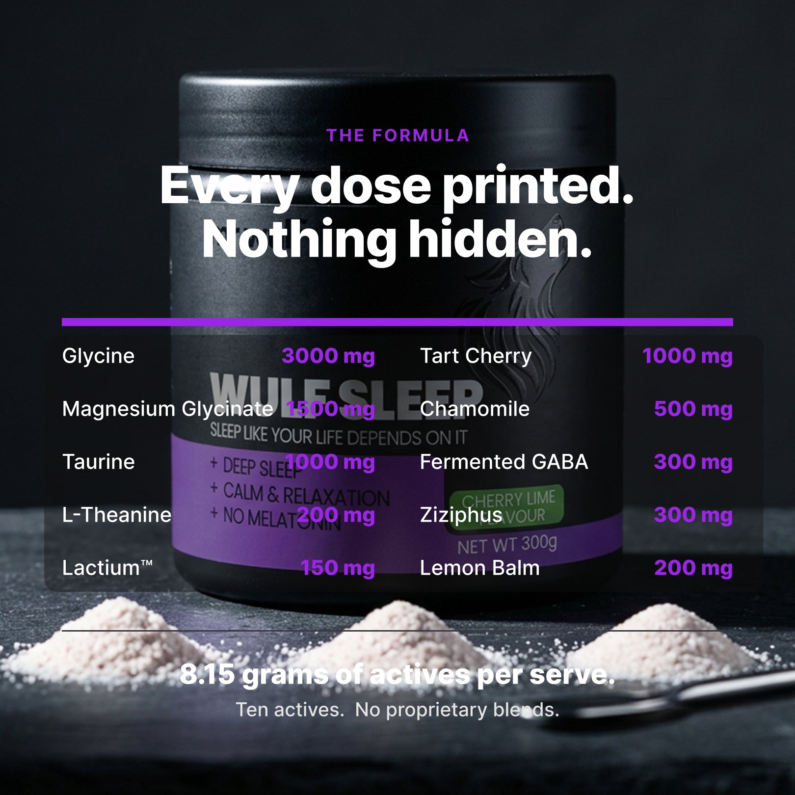 WULF Sleep Natural Sleep Supplement | The Off Switch