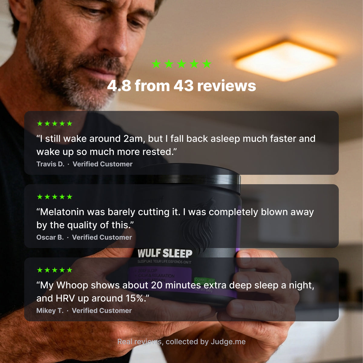 WULF Sleep Natural Sleep Supplement | The Off Switch