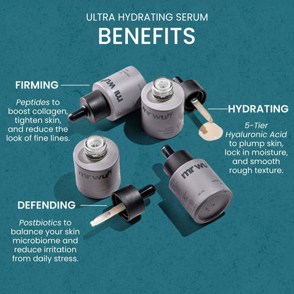 Ultra Hydrating Face Serum for Men – for Firm, Smooth Skin