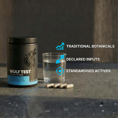 WULF Test Daily Botanicals and Key Nutrients for Men