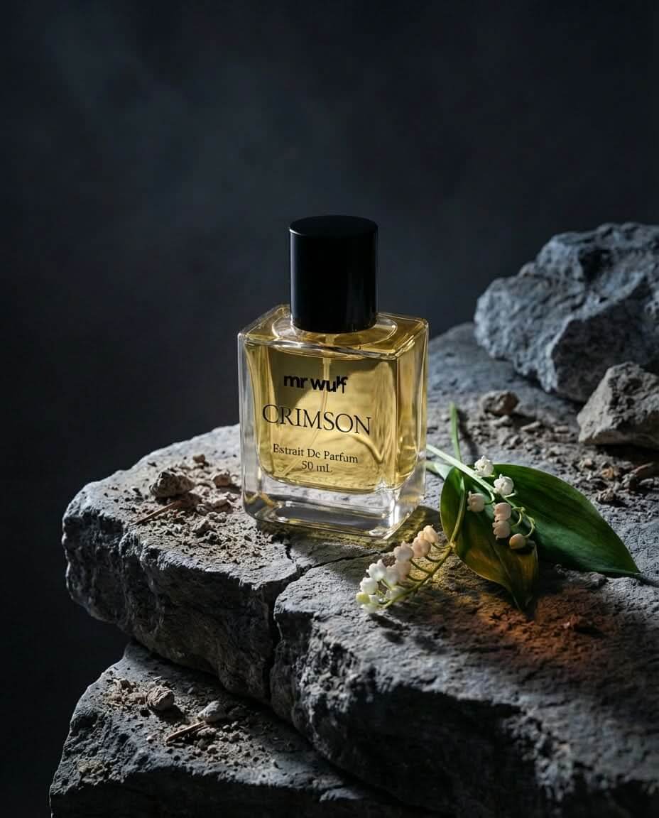 Crimson Cologne Amber Woody Fragrance – Mr Wulf Men