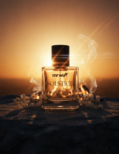 Solstice Cologne | Woody Aromatic–Amber with Soft Florals